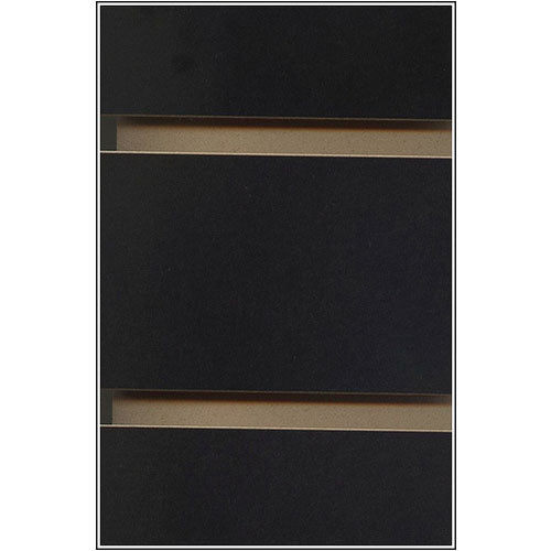 Black - Solid Color Slatwall (LPL)
