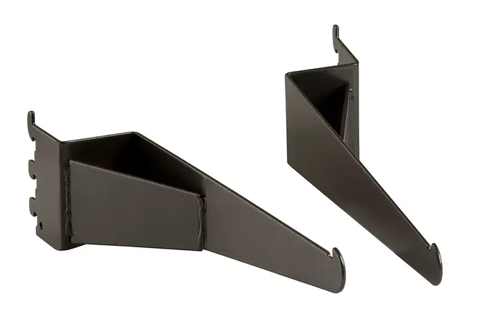 Pipe Outrigger Shelving Brackets (2 Sets of 2 Brackets)