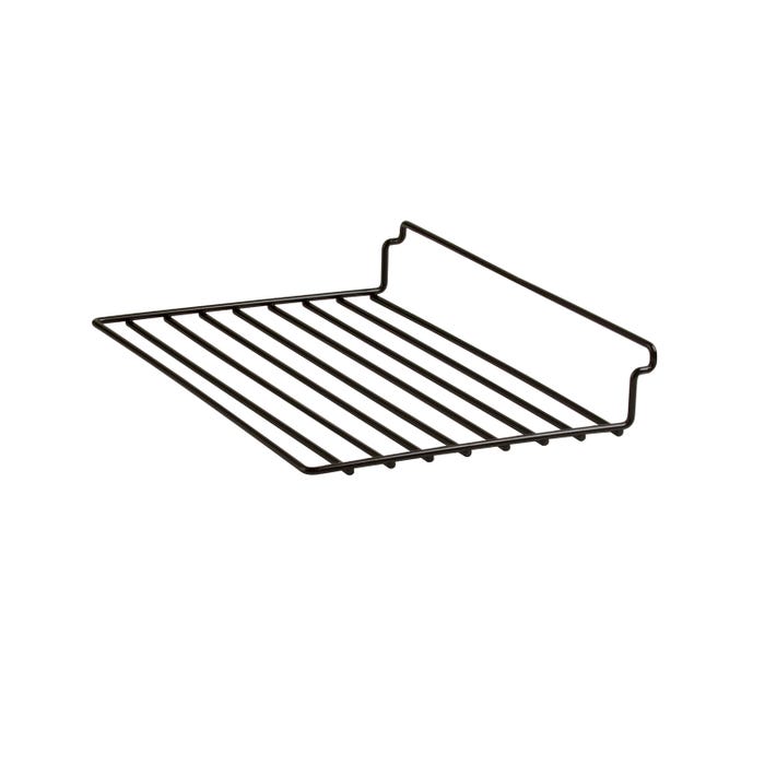 Straight Wire Slatwall Shelf (12" wide x 8" deep) - Pack of 6